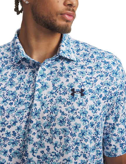 Under Armour Playoff 3.0 Printed Polo - Midnight Navy/Whiteimages3- The Sports Edit