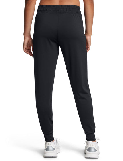 Under Armour UA Tech Pants - Black/Whiteimage2- The Sports Edit