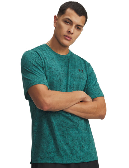 Under Armour Tech Short Sleeve T-Shirt - Rack Green/Blackimages1- The Sports Edit