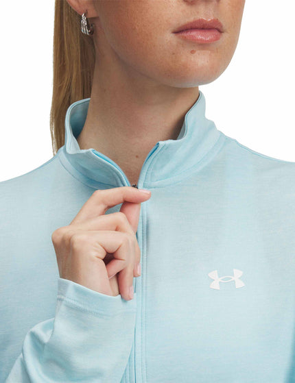 Under Armour UA Tech Twist 1/2 Zip - Stream/Whiteimage3- The Sports Edit