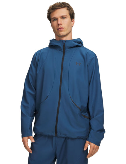Under Armour Unstoppable Woven Jacket - Wham Blue/Blackimages1- The Sports Edit