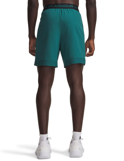 Under Armour Vanish Woven 6" Shorts - Rack Green/Ultimate Blackimages2- The Sports Edit