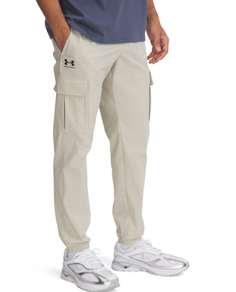 Vibe Woven Cargo Pants - Khaki Base/Black