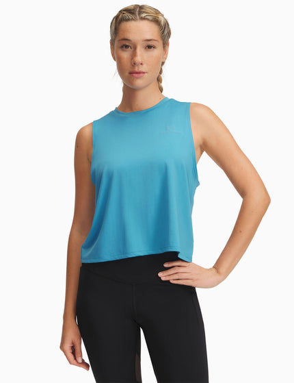 Under Armour Vanish Energy Crop Tank - Ether Blueimage1- The Sports Edit
