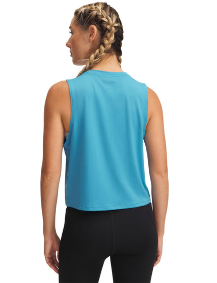Under Armour Vanish Energy Crop Tank - Ether Blueimage2- The Sports Edit