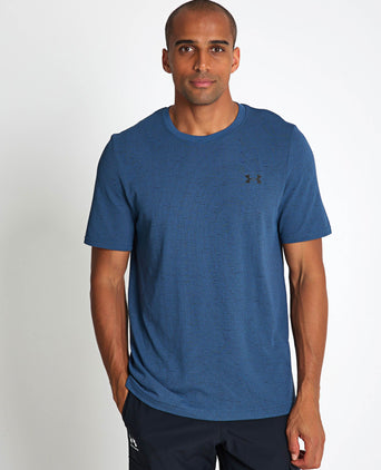 Vanish Seamless Short Sleeve T-Shirt - Wham Blue/Black