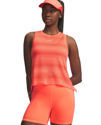 Velociti Singlet - Electric Tangerine/Reflective