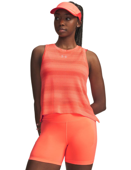 Under Armour Velociti Singlet - Electric Tangerine/Reflectiveimages1- The Sports Edit