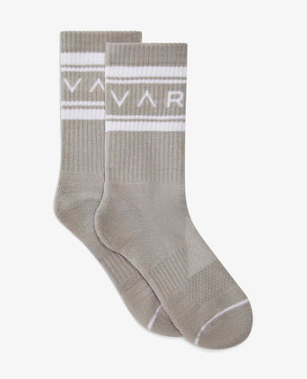 Astley Active Sock - Cement/Snow White