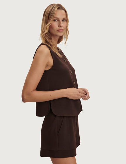 Varley Atrium High Waisted Short 4.5" - Coffee Beanimages3- The Sports Edit