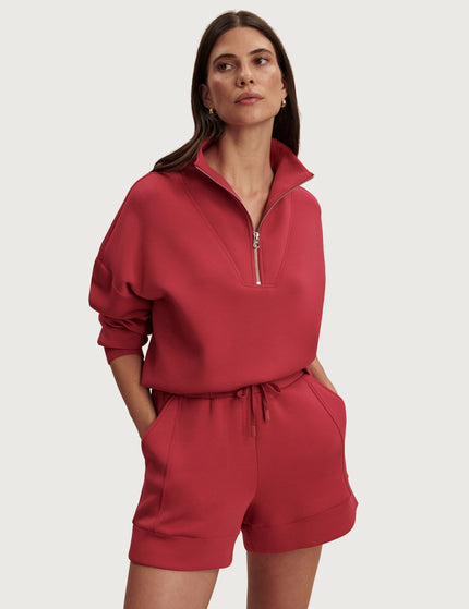 Varley Atrium High Waisted Short 4.5" - Rich Raspberryimages3- The Sports Edit