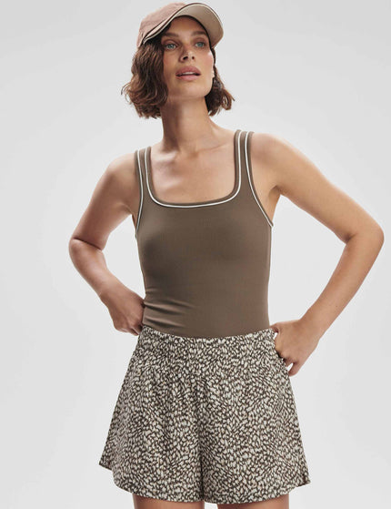 Varley Barney Piped Tank - Chocolate Chipimage2- The Sports Edit