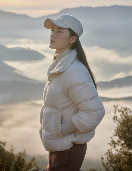 Varley Brackley Cord Puffer Jacket - Birchimages2- The Sports Edit