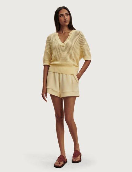 Varley Callie Knit Top - Anise Flowerimages8- The Sports Edit