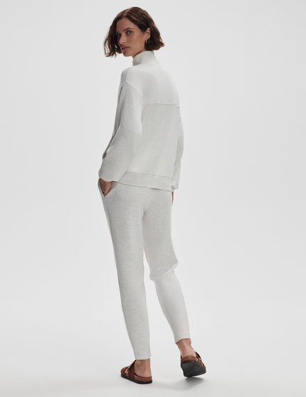 Varley Celeste Button Through Sweat - Ivory Marlimage7- The Sports Edit