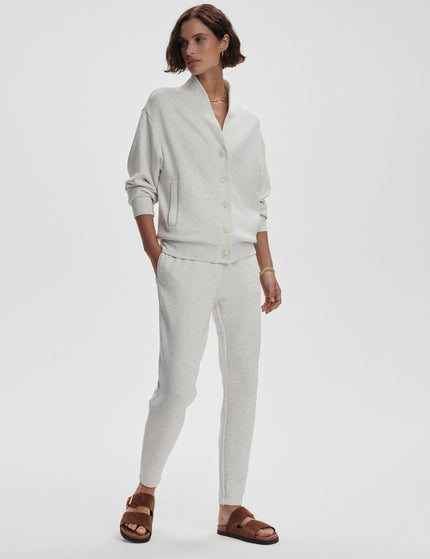 Varley Celeste Button Through Sweat - Ivory Marlimage8- The Sports Edit