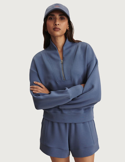 Varley Davidson Sweat - Bijou Blueimages3- The Sports Edit