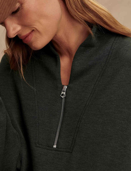 Varley Davidson Sweat - Olive Marlimages2- The Sports Edit