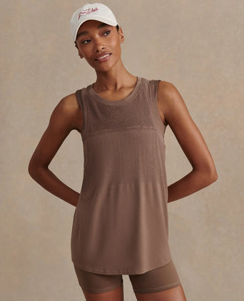 Dayna Seamless Tank - Coffee Quartz