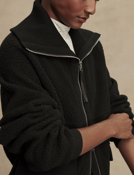 Varley Eleanor Patch Pocket Fleece - Blackimages3- The Sports Edit