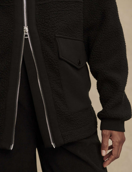Varley Eleanor Patch Pocket Fleece - Blackimages6- The Sports Edit