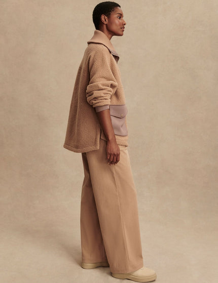 Varley Eleanor Patch Pocket Fleece - Chanterelleimage6- The Sports Edit