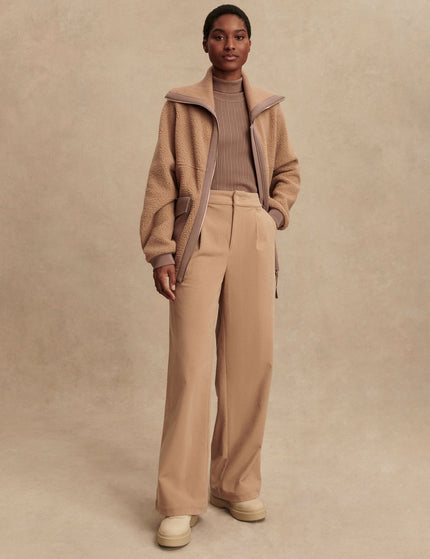 Varley Eleanor Patch Pocket Fleece - Chanterelleimage8- The Sports Edit