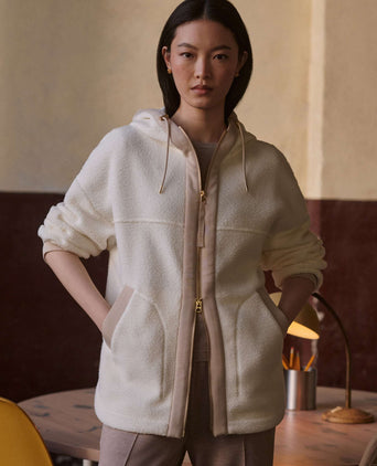 Fey Relaxed Fleece - Egret