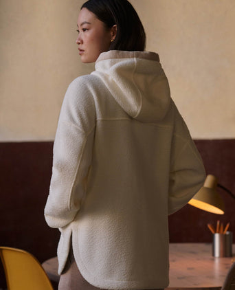 Fey Relaxed Fleece - Egret