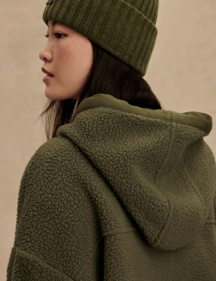 Varley Fey Relaxed Fleece - Racing Oliveimages5- The Sports Edit