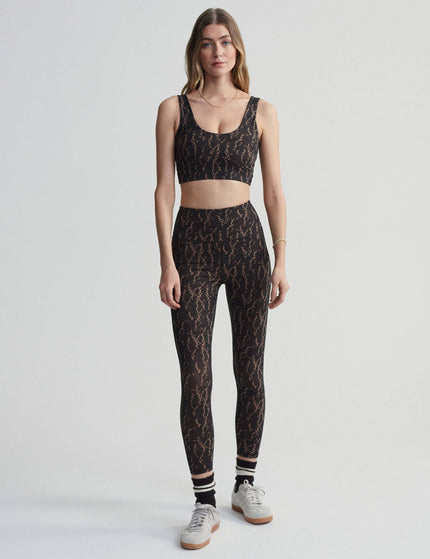 Varley Form High Waisted Pocket Legging 25" - Carob Fragment Snakeimage4- The Sports Edit