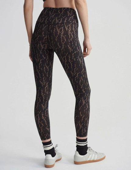 Varley Form High Waisted Pocket Legging 25" - Carob Fragment Snakeimage2- The Sports Edit