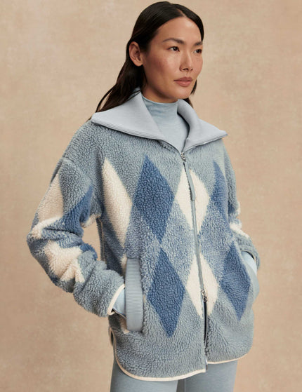 Varley Franca Sherpa Jacket - Ashley Blueimages4- The Sports Edit