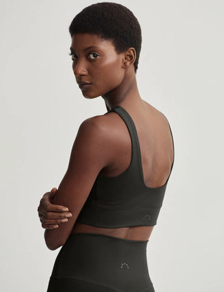 FreeSoft Cori Bra - Dark Resin Green