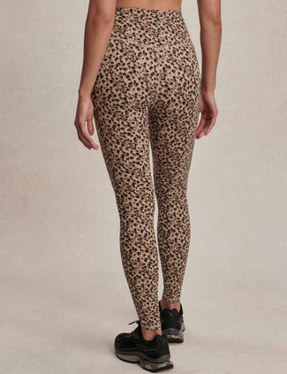FreeSoft High Waisted Legging 25 - Coffee Quartz Cheetah
