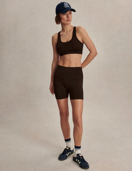 Varley FreeSoft High Waisted Short 5" - Coffee Beanimage4- The Sports Edit