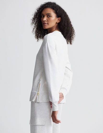 Varley Gabriella Sweat - Ivory Marlimage4- The Sports Edit