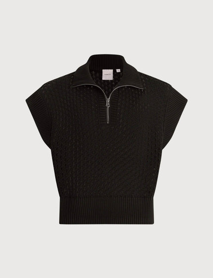Varley Gaines Half-Zip Knit - Blackimages8- The Sports Edit