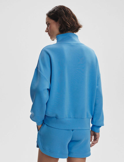 Varley Hawley Half Zip Sweat - Azure Blueimage2- The Sports Edit