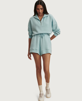 The Doublesoft Shorts Set - Porcelain Blue