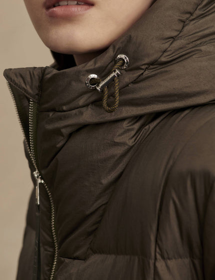 Varley Katya Long Down Puffer - Dark Olive Metallicimages5- The Sports Edit