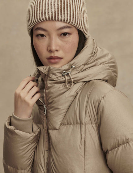 Varley Katya Long Down Puffer - Portabella Metallicimages3- The Sports Edit