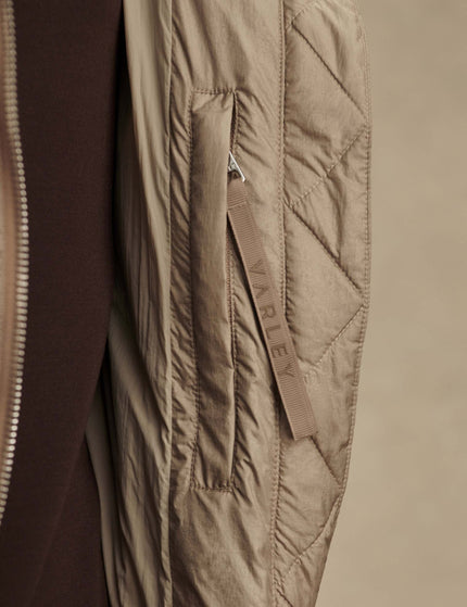 Varley Katya Long Down Puffer - Portabella Metallicimages5- The Sports Edit