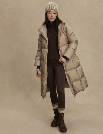 Varley Katya Long Down Puffer - Portabella Metallicimages6- The Sports Edit