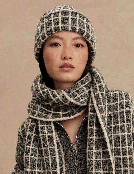 Varley Noel Knit Beanie - Charcoal Marlimage2- The Sports Edit