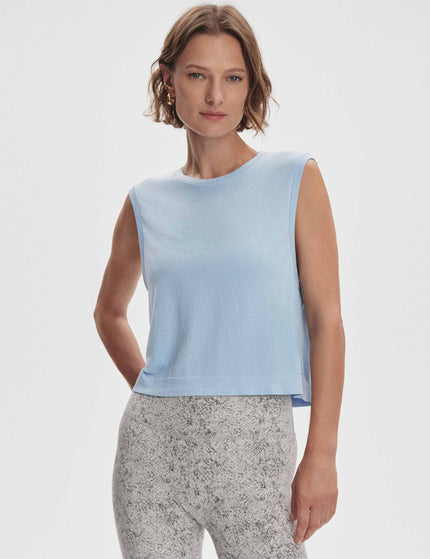 Varley Page Seamless Crop Tank - Cashmere Blueimage1- The Sports Edit