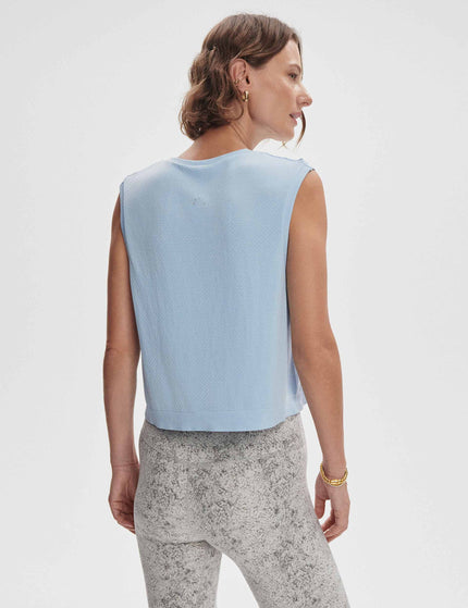 Varley Page Seamless Crop Tank - Cashmere Blueimage5- The Sports Edit