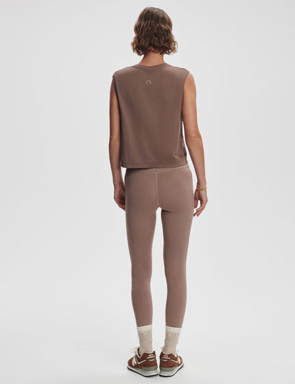 Varley Page Seamless Crop Tank - Deep Taupeimage8- The Sports Edit