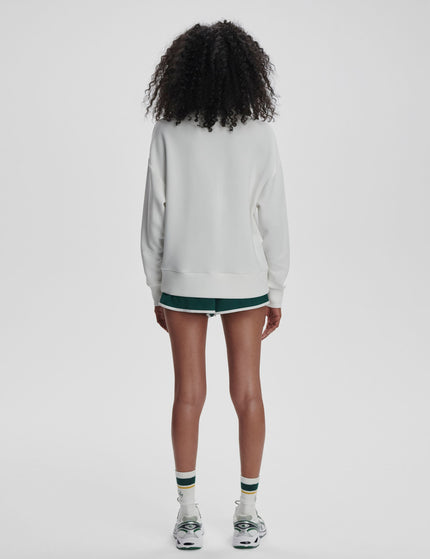 Varley Rasco Namesake Sweat - White/Forestimage6- The Sports Edit