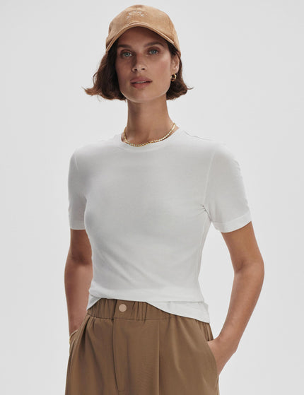 Varley Regina Fitted Tee - Whiteimage4- The Sports Edit